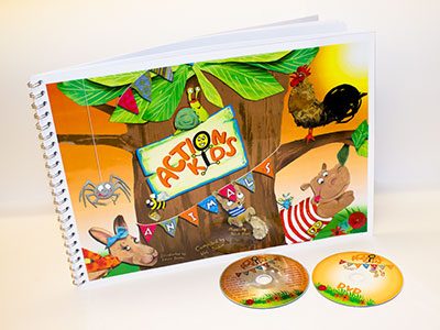 Val Sabin Publications Action Kids Animals publication