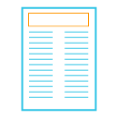 assessment sheet icon